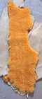 NEW SHEEPSKIN REMNANT 40" LONG 9-10" WIDE NATURAL COLOR WEIGHS ABOUT 1 POUND — photo 1
