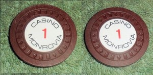 JB RFM 86403 Casino Token Casino 1 Monrovia
