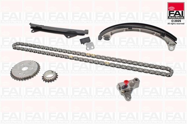 Kit de distribution par chaîne TCK244NG compatible Daihatsu 13506B1010 acier renforcé