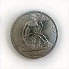 1840 Seated Liberty Half Dollar, Xf Details Possibly Cleaned