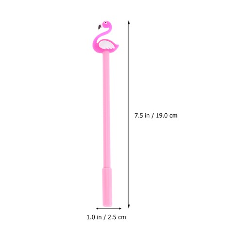 12 Pcs Gel Pen Student Stationery School Office Supplies Flamingo - Picture 11 of 11