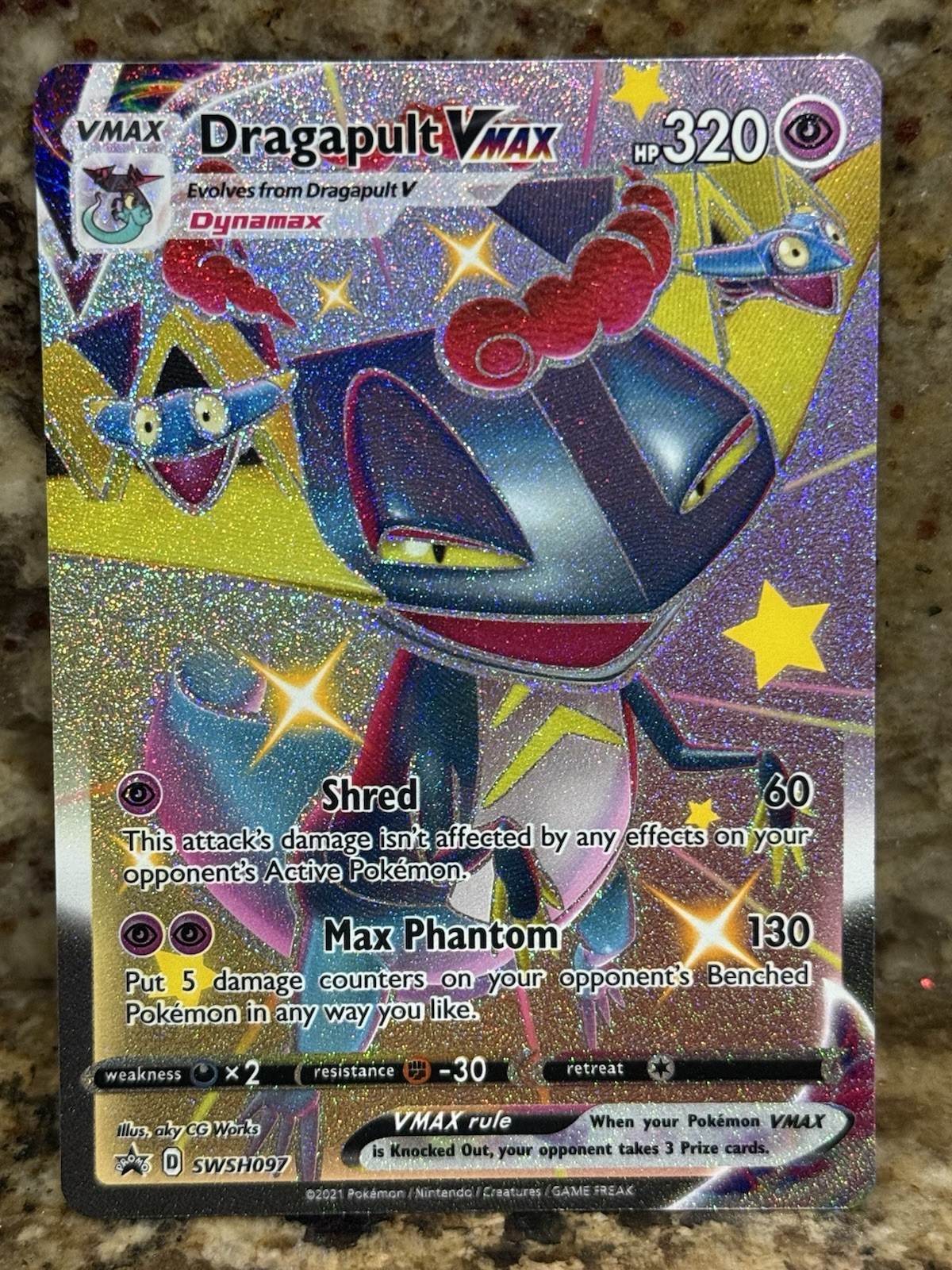 Dragapult VMAX SWSH097 Black Star Promo Pokemon Card - NM/M