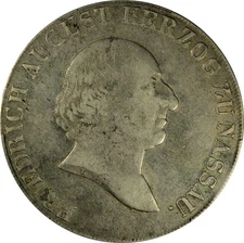 1811 L CT German States Nassau-Usingen Silver Thaler PCGS XF-45