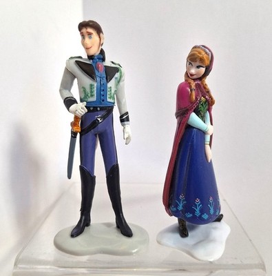 Disney Frozen Anna & Hans PVC Figures 3.5'' Cake Toppers