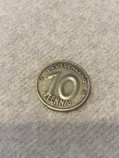1948 German Democratic Republic 10 Pfennig Aluminum Coin KM 3 #1