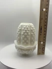 Vintage Fenton Milk Glass Hobnail Fairy Lamp