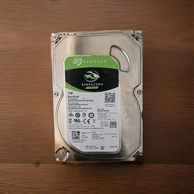 Seagate 1TB SATA 3.5 BarraCuda SingPk (ST1000DM010)