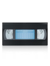 Dry Type VCR Head Cleaner for VHS Players, Video Head Cleaning Tape, VCR VHS