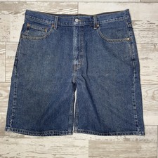 Levi  s 550 Relaxed Fit Denim Jean Shorts Men  s W36 Blue Medium Wash 100 Cotton