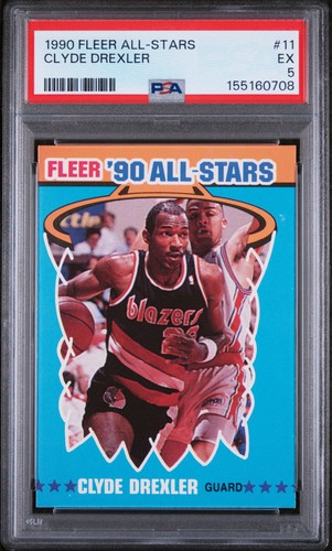 1990 Fleer All-Star Clyde Drexler #11 card