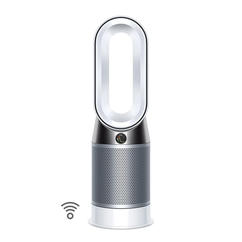 Dyson Purifier Hot+Cool™ Purifying Heating Fan HP4B | White/Silver | Refurbished