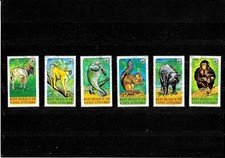 Sellos -Costa de Marfil -Animales -Juego-(con rastros de pliegue)