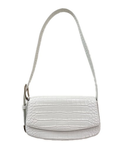 Balenciaga Embossed Shoulder Bag 2Way Leather Unisex Used Authentic