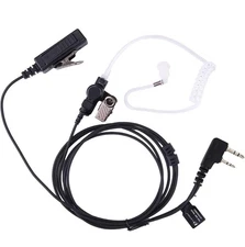 Covert Acoustic Tube Walkie Talkie Earpiece Headset for Kenwood Two Way Radio F1