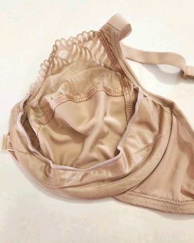 Glamorise Wonderwire Front Close T-Back Bra 40G - Beige - Picture 5 of 7