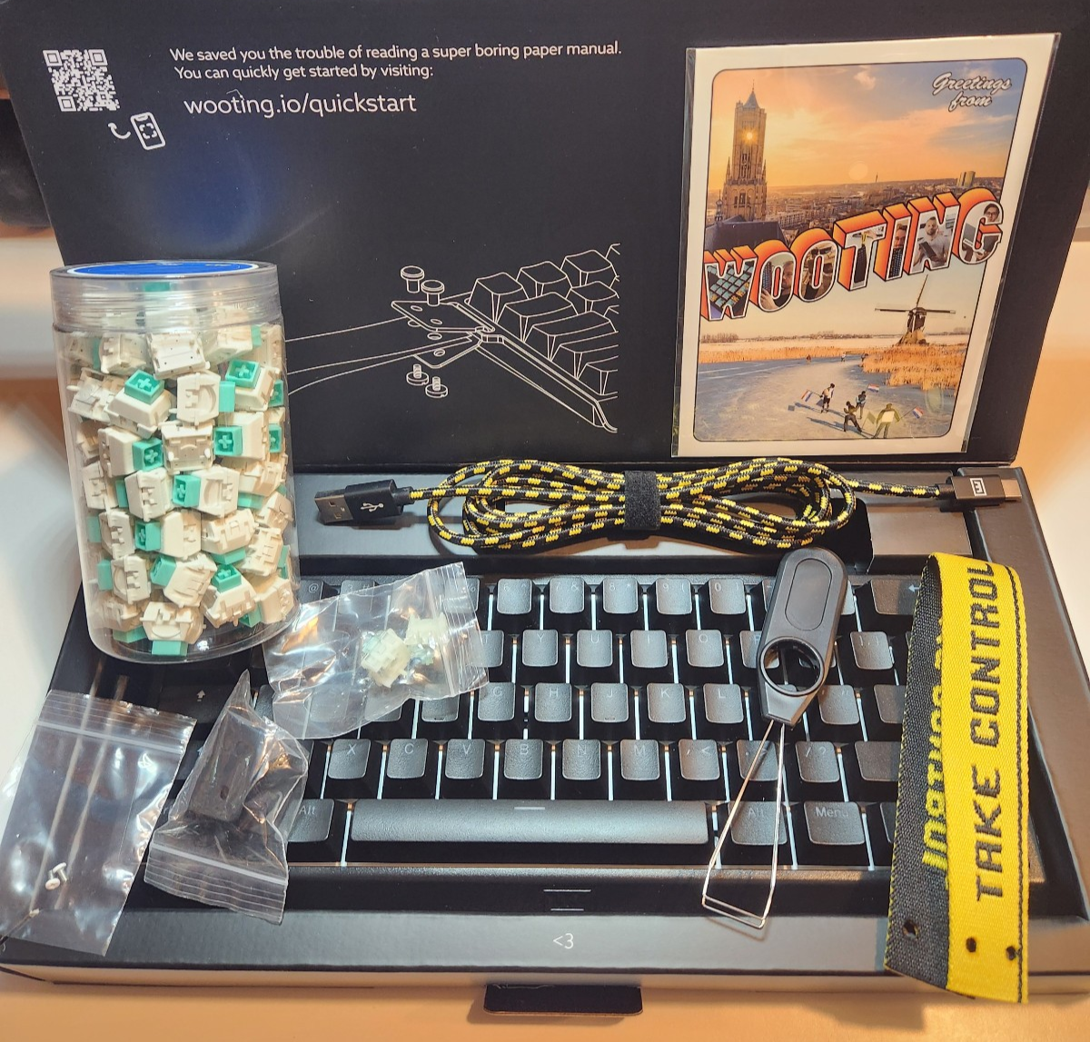 Wooting 60HE+ Mechanical Keyboard | TTC POM KOM | Original