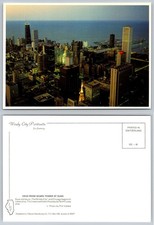 Chicago Sears Tower North Loop Skyline Dusk Postcard Phil Valdez Switzerland