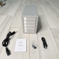 ORICO Daisy-Chain 5 Bay Hard Drive Enclosure USB 3.1 Gen 2 Aluminum