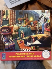 Paws Gone Wild Jigsaw Puzzles Ceaco 550 Piece Puzzle Kittens Cats Playful