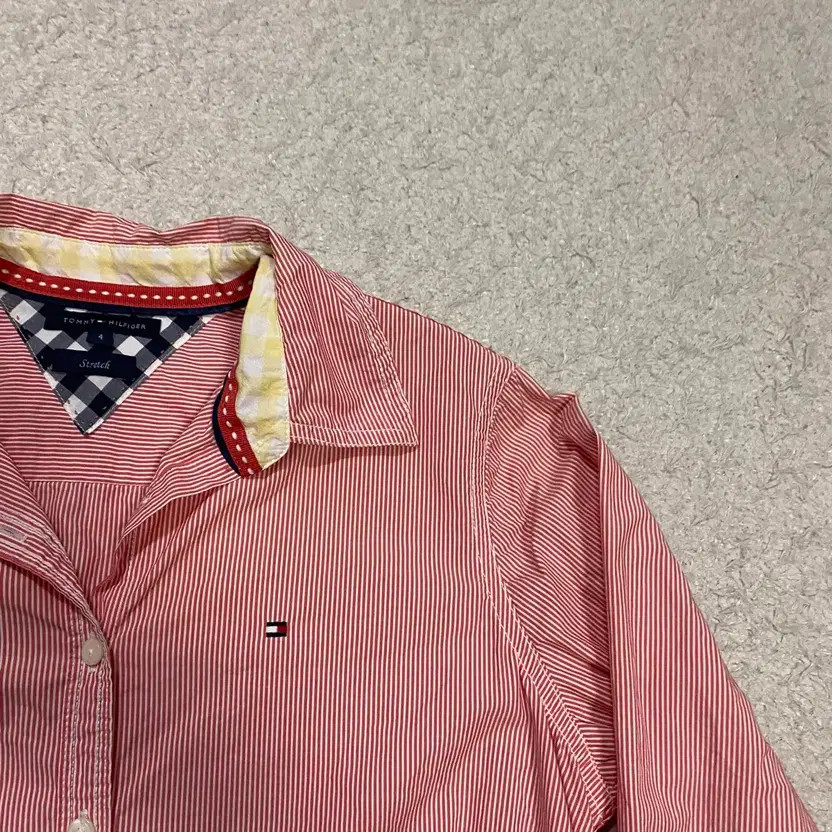 Tommy Hilfiger Women's Striped Shirt - Size 90 thumbnail 3