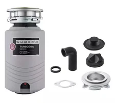 Glacier Bay TurboGrind Continuous Feed Garbage Disposal with Power Cord 1/2 HP