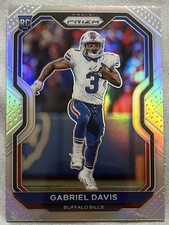 2020 Panini Prizm Silver Parallel RC Rookie #312 Gabriel Davis Buffalo Bills