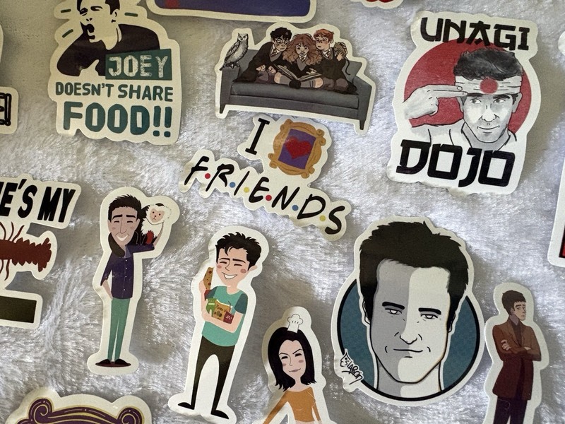50 Pc Sticker Lot Friends TV Show Comedy Series , I’ll Be There For You, & More