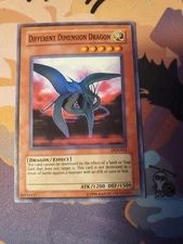 Different Dimension Dragon Unlimited Ed- Vintage YuGiOh Dark Crisis DCR 