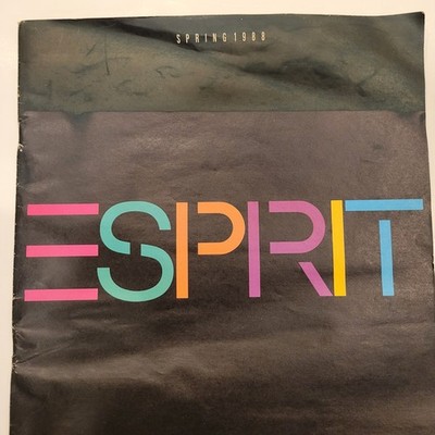 VINTAGE ESPRIT Fashion Catalog Spring 1988 RARE Preppy 80s 