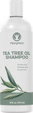Tea Tree Shampoo  16 fl oz  Paraben Free  Non-GMO  by Piping Rock