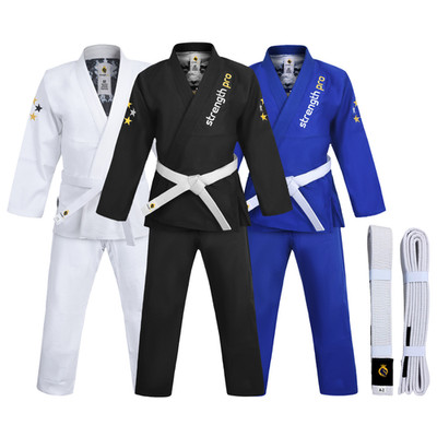 BJJ Jiu Jitsu Gi Lightweight Kimono Pearl Wave IBJJF Approved  Uniform with Belt