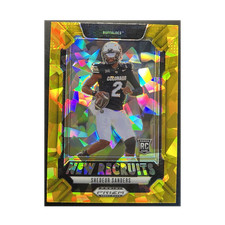 2025 Panini Prizm Draft Picks New Recruits Gold Ice Shedeur Sanders #15 Colorado