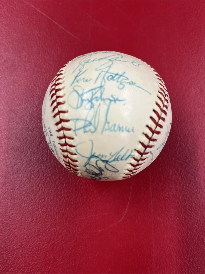 Oakland Athletics Signed 1975 Team Baseball 27 Signatures JSA LOA Reggie Jackson - Image 4 of 4