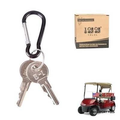 Golf Cart Ignition Keys for EZGO 1982-up Gas & Electric TXT RXV, OEM 2 pcs