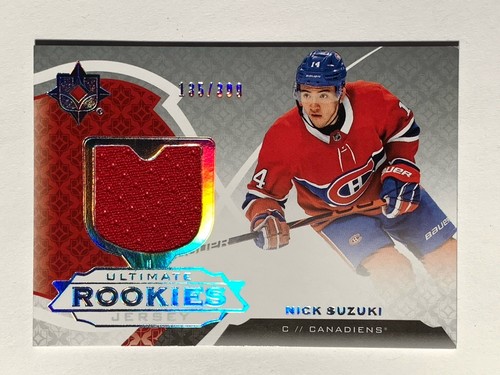 2019-20 UD Ultimate Rookies Jersey NICK SUZUKI Rookie 135/399 Card# 192 - Picture 4 of 4