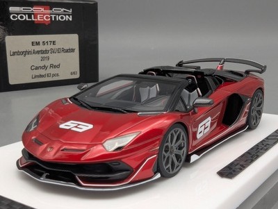 Eidolon Make Up 1:43 Lamborghini Aventador SVJ 63 Roadster 2019 Candy R 6/63 OVP