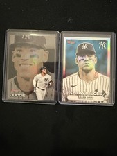 2025 Bowmans Best Aaron Judge Pixel Portraits #P-23 & Showpieces Refractor BS-13
