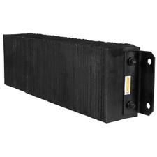 Rubber 6" Deep Horizontal Laminated Dock Bumper - 10" H x 36" W