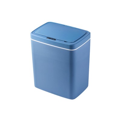 (Blau)14L Smart Induction Trash Can 30cm Touchless Motion Sensor Automatic Ga CU
