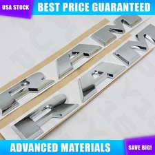 Set of 2 For RAM 1500 2500 3500 Chrome Silver Door Emblem Nameplate 68366997AB