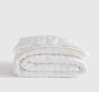 Quince Bamboo Quilt King / Cal King White 300 Tc 92”x108”New!