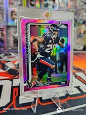 Topps 2024 Topps Chrome Joe Mixon #120 Houston Texans Serial Numbered 214/250