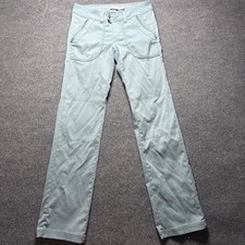 Prana Halle Hiking Pants Sage Green Straight Leg Outdoor Trousers Womens Size 2