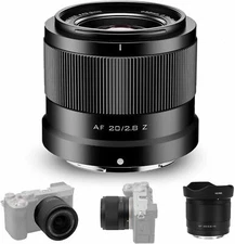 Viltrox 20mm F2.8 Full Frame Lens for Nikon Z-Mount Cameras Z5 Z7 Z6II Z7II Z9