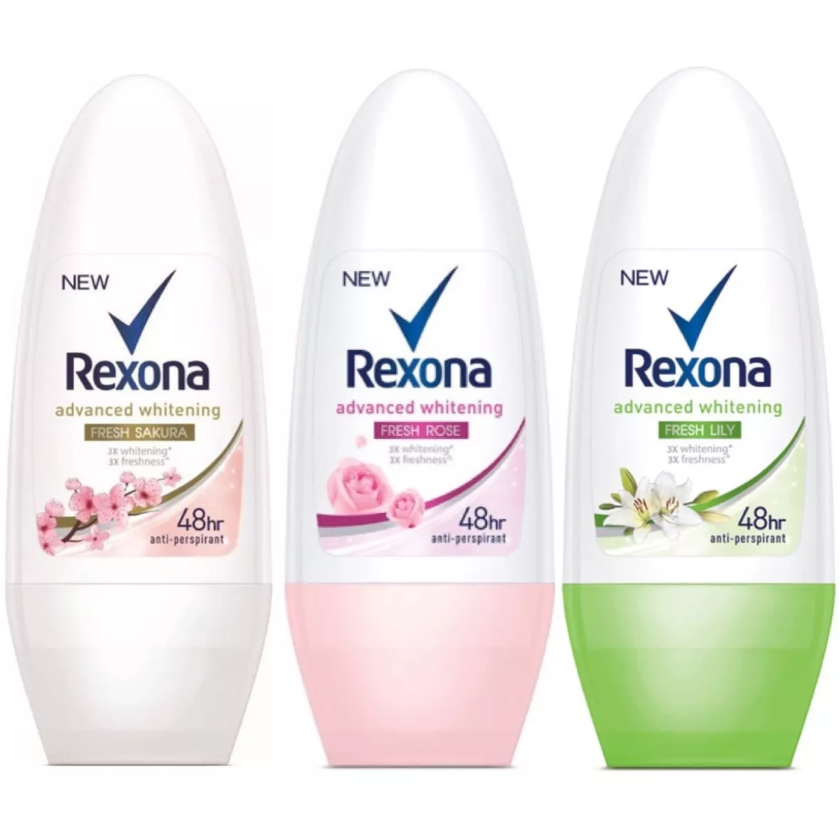 Rexona - Natural Whitening - Fresh Sakura - 50 ML – Sukli - Filipino  Grocery Online USA