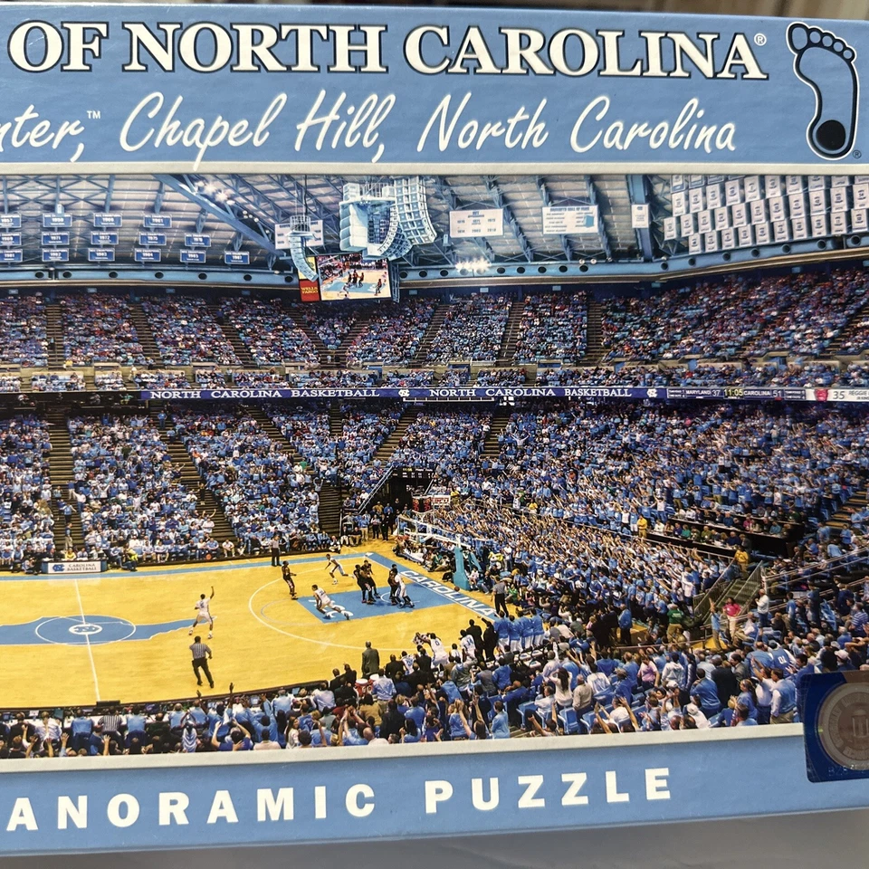 Unc Tar Heels - 1000 Piece Panoramic Jigsaw Puzzle Used As Is - Image 3 of 4