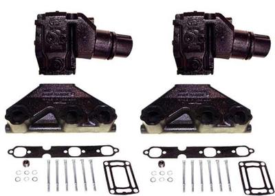 4.3L, 262 Volvo Penta/OMC Style Exhaust Manifold & Riser Kit
