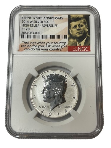 2014 W Gold Kennedy Half Dollar 50th Anniversary NGC PF70 PR UCAM