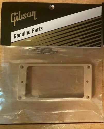 GIBSON® Les Paul Bridge Pickup Ring Cream Creme Humbucker  Genuine "REAL DEAL"