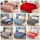 Soft Faux Fur Mink Throw Large Sofa Blanket Fleece Plain Warm Double King Size